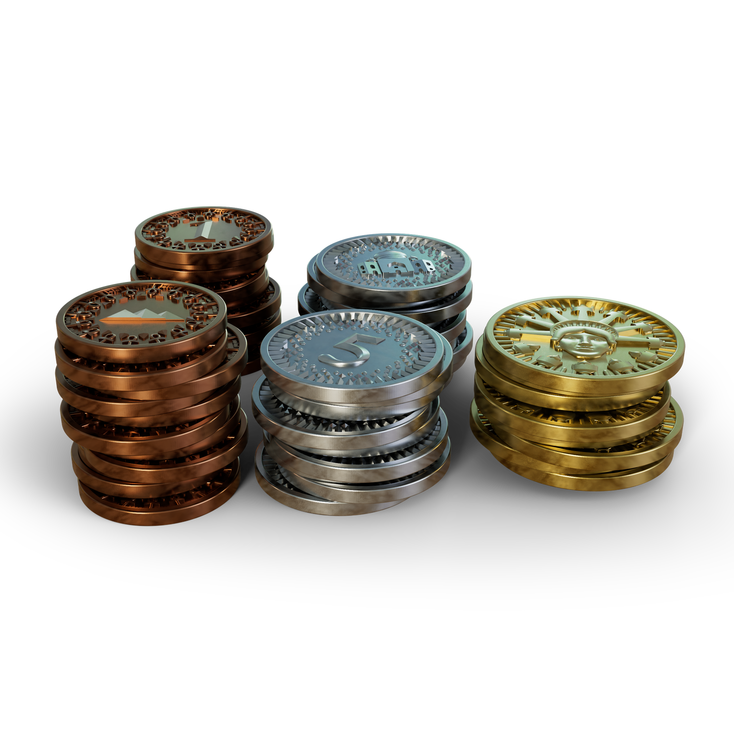 Pièces métalliques Millennia: Tracks of Time