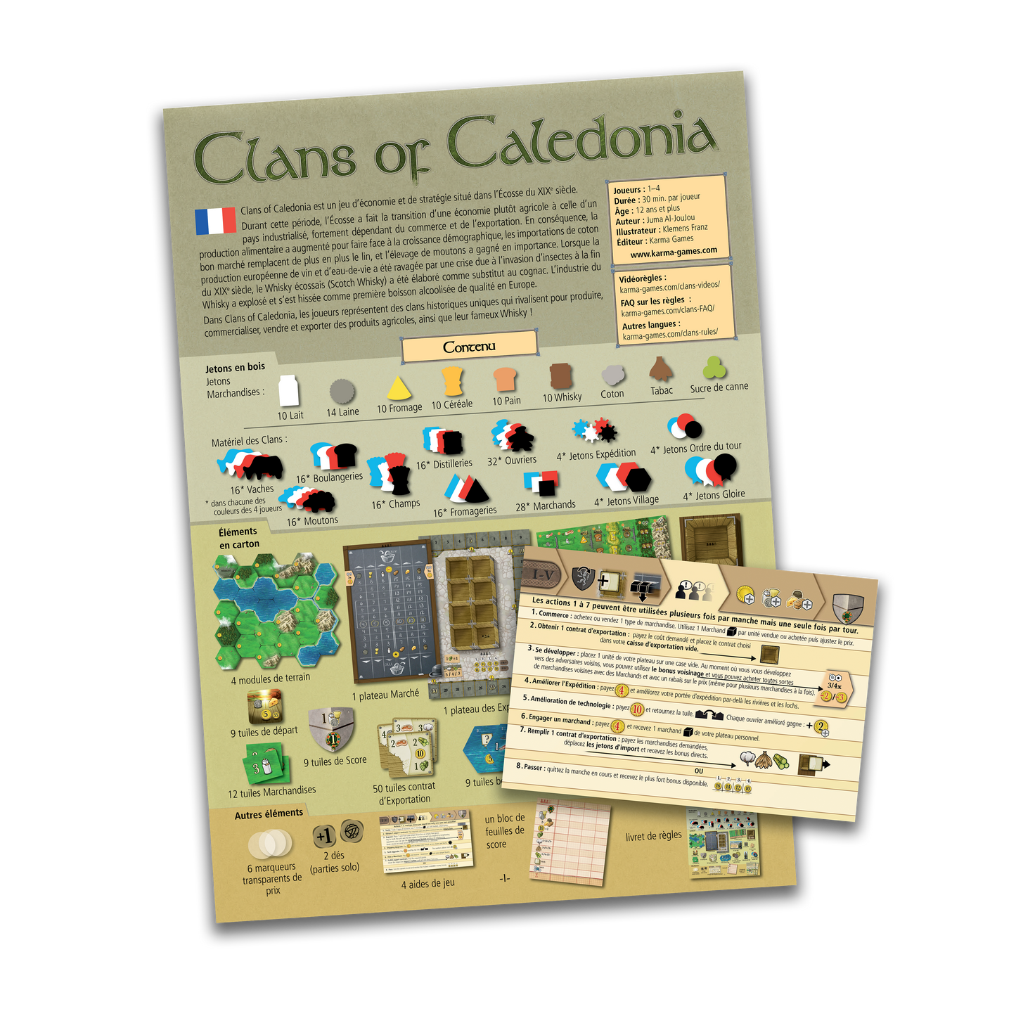 Clans of Caledonia (Base Game) Language Pack
