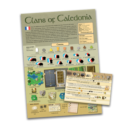 Clans of Caledonia (Base Game) Language Pack