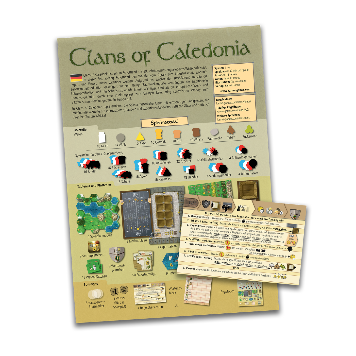 Clans of Caledonia (Base Game) Language Pack