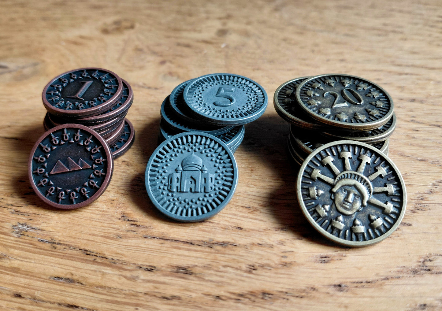 Millennia: Tracks of Time Metal Coins