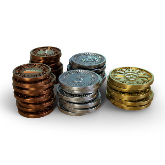 Millennia: Tracks of Time Metal Coins